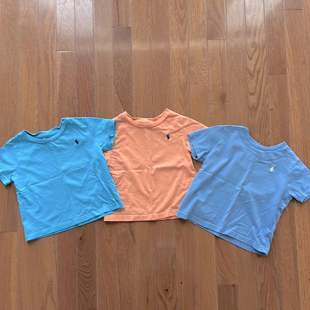 Ralph Lauren toddler boy polo tee’s- size 18 months